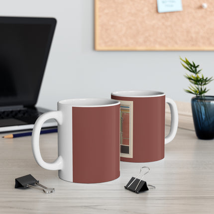 Pompeii Wall Pl.20 by Victor Steeger Ceramic Mug 11oz