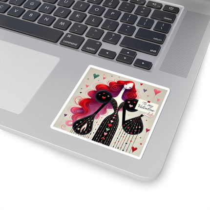 To My Valentine Kiss-Cut Stickers (4 Sizes)