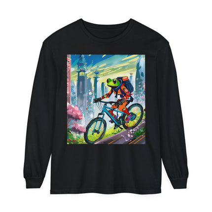 Cyberpunk Frog Long Sleeve T-Shirt