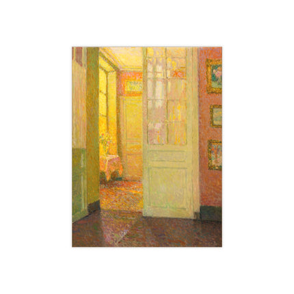 Interior, Window Light by Henri Le Sidaner Ceramic Tile