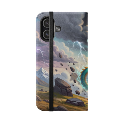 🐉⚡ The Tibetan Dragon in Battle Flip Case – Power, Motion & Mythic Energy