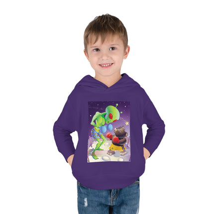 Cosmic Clash Toddler Pullover Fleece Hoodie