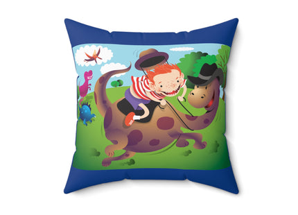 Rip-Roaring Fun Spun Polyester Square Pillow