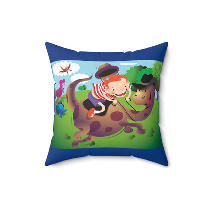 Rip-Roaring Fun Spun Polyester Square Pillow