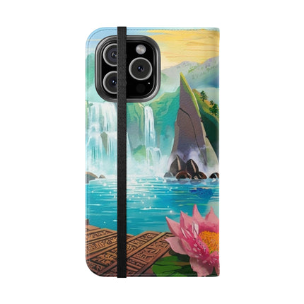 🐉💎 Wisdom's Guardian Flip Case – Dragon's Embrace & Eternal Wisdom