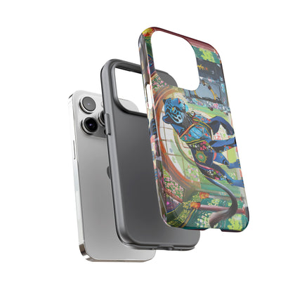 Cyber Panther's Hunt Phone Cases