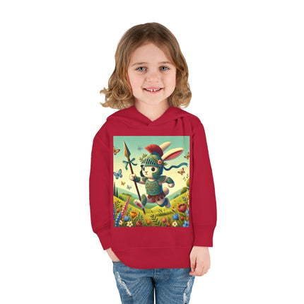 Rabbit Gladiator Toddler Pullover Fleece Hoodie