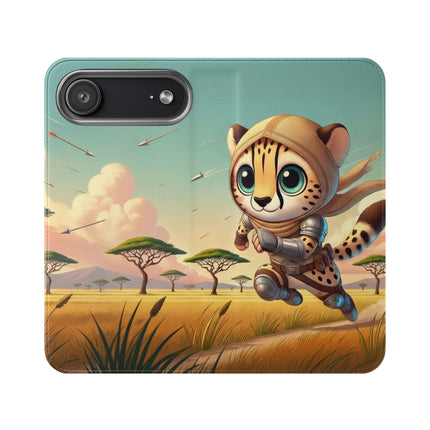 🐆⚡ Swift Cheetah Flip Case – Speed, Freedom & Untamed Adventure