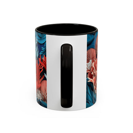 Enchanting Underwater Scene Colorful Mugs (11oz, 15oz)