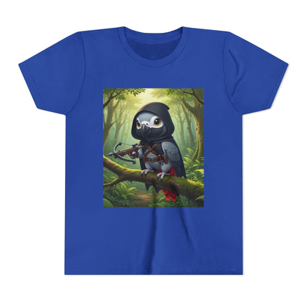 The African Grey Sentinel Youth Short Sleeve Tee
