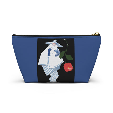 Blue & White Porcelain Geisha Cosmetic Bag – Quiet Elegance & Timeless Grace