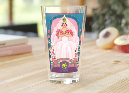 August & Peridot Zodiac Pint Glass