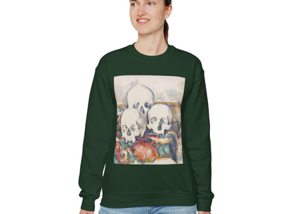 The Three Skulls by Paul Cézanne Unisex Heavy Blend™ Crewneck Sweatshirt