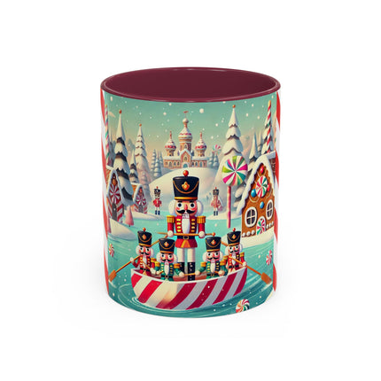 Nutcracker Candy-Striped Adventure Colorful Mugs (11oz, 15oz)