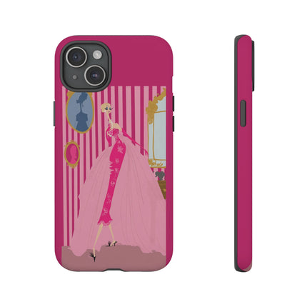 Lady in Pink Phone Case – Graceful Sophistication