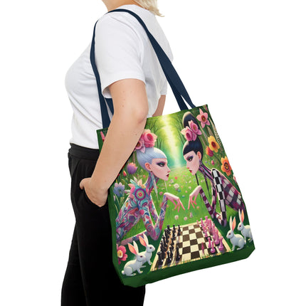 The Spring Gambit: A Fairy’s Move Tote Bag – Whimsical Chess & Spring Magic
