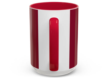 Elegant Holiday Woman with Gifts Colorful Mugs (11oz, 15oz)