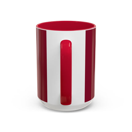 Elegant Holiday Woman with Gifts Colorful Mugs (11oz, 15oz)
