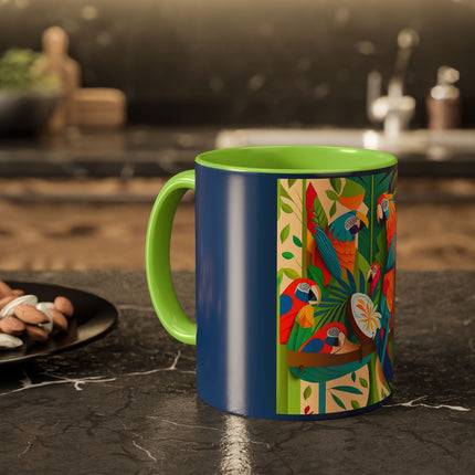 Colorful Macaws Colorful Mugs (11oz, 15oz)