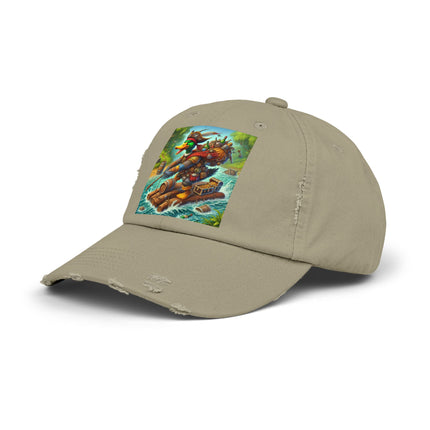 The Daring Drake Unisex Distressed Cap