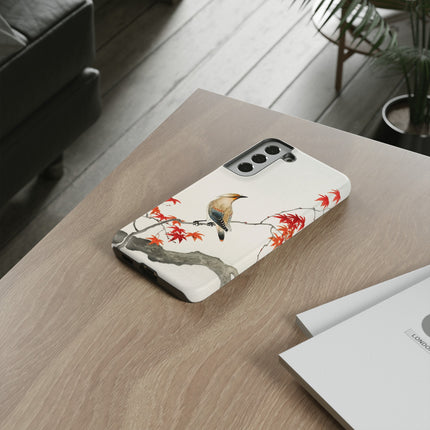 Japanese Bird on Maple by Ohara Koson Phone Cases