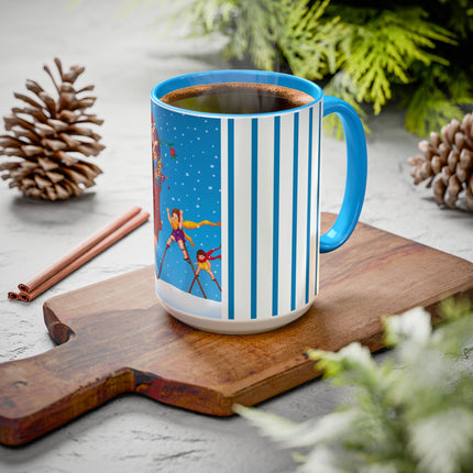 Snowfall & Couture Colorful Mugs (11oz, 15oz)