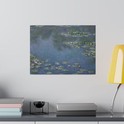Water Lilies by Claude Monet Matte Canvas, Stretched, 0.75"