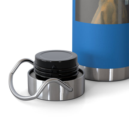 Girl with a Pearl Earring by Johannes Vermeer Copper Vacuum Insulated Bottle, 22oz