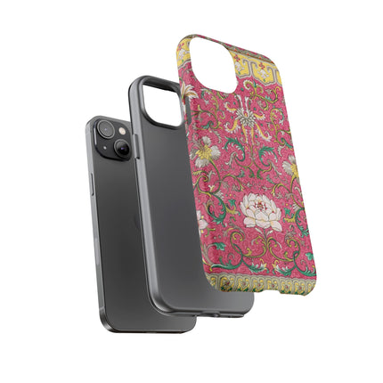 Pink Floral Pattern by Owen Jones Phone Cases