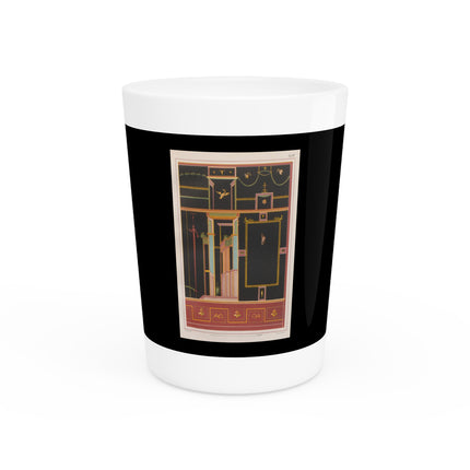 Pompeii Walls Pl.04 by Victor Steeger  Ceramic Shot Glass