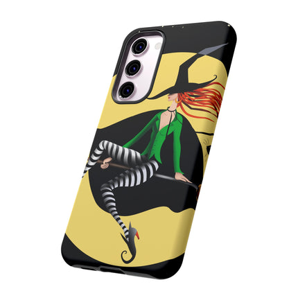 A Witch’s Moonlit Flight Phone Cases
