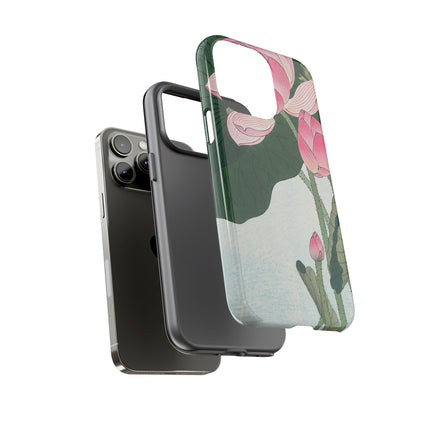 Blooming Lotus Flowers by Ohara Koson Phone Cases