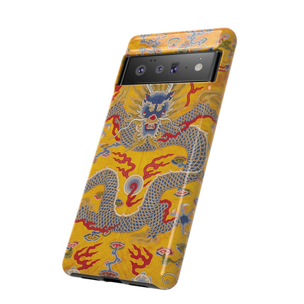 Majestic Dragon Regalia – Imperial 12-Symbol Robe Phone Cases