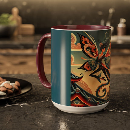 Dragon Fairy of the Temple Colorful Mugs (11oz, 15oz)