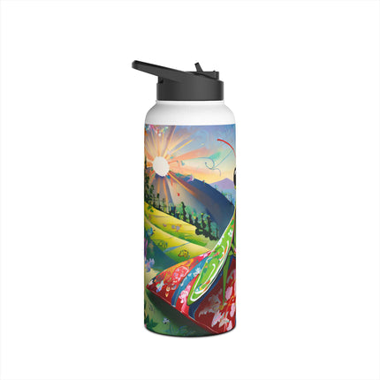The Joyful Mantis Stainless Steel Water Bottle