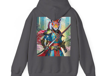 Cyberpunk Samurai Tiger – Heavy Blend™ Hooded Sweatshirt