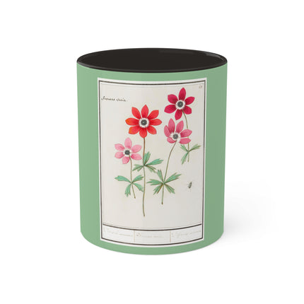 Anemoon, Anemone by Anselmus Boëtius de Boodt Colorful Mugs, 11oz