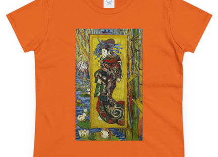 Courtesan (after Eisen) by Vincent van Gogh Women's Midweight Cotton Tee