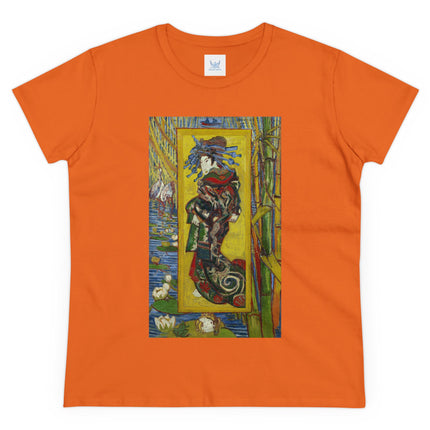Courtesan (after Eisen) by Vincent van Gogh Women's Midweight Cotton Tee