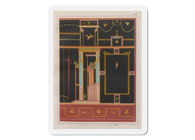 Pompeii Walls Pl.04 by Victor Steeger Die-Cut Magnets (5 Sizes)