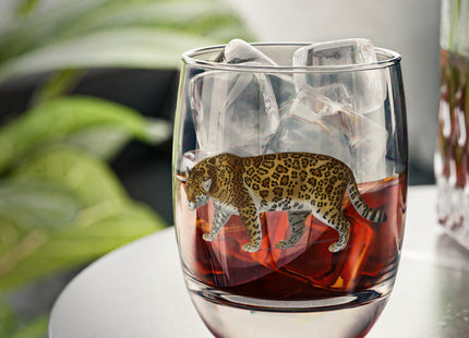 Jaguar by Charles Dessalines D' Orbigny Whiskey Glass