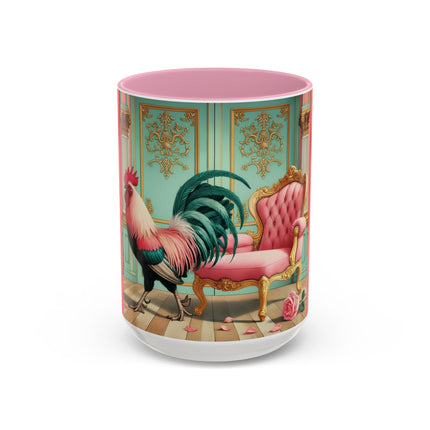 The Salon Rooster Colorful Mugs (11oz, 15oz)