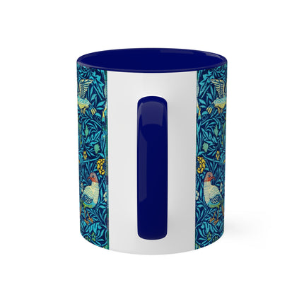 Bird by William Morris Colorful Mugs, 11oz