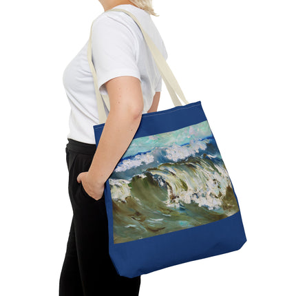 The Wave by Karl Hagemeister Tote Bag (AOP)