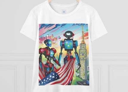 High Fashion Cyberpunk CIA Robots Cotton Tee