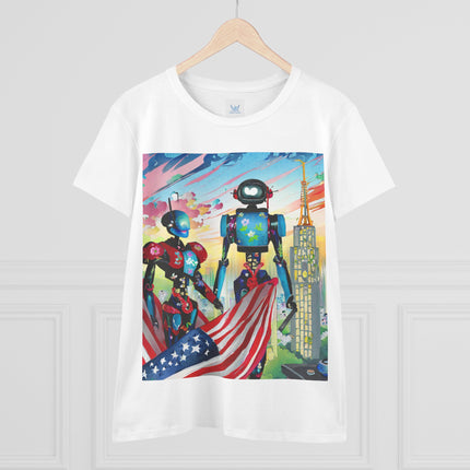 High Fashion Cyberpunk CIA Robots Cotton Tee