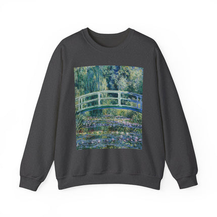 Water Lilies and Japanese Bridge by Claude Monet Heavy Blend™ Crewneck Sweatshirt