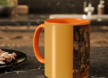 Madonna and Child by Carlo Crivelli Colorful Mugs (11oz, 15oz)