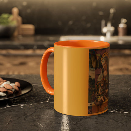 Madonna and Child by Carlo Crivelli Colorful Mugs (11oz, 15oz)