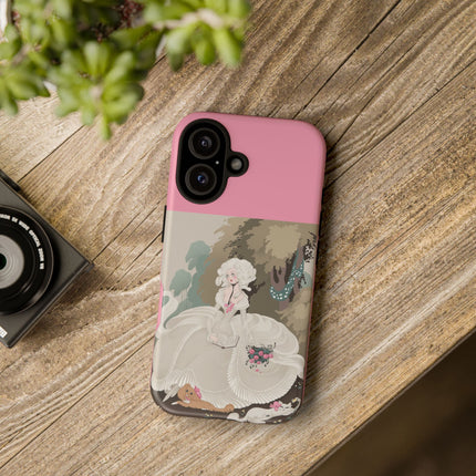 Rococo Garden Reader Phone Case – Whimsical Elegance & Timeless Charm